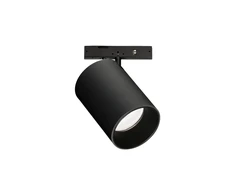 8W LED akcentinis šviestuvas į linijinės sistemos bėgelį DEVA, juodas, 4000K, reguliuojamas, 370149