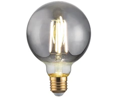 8W LED dekoratyvinė lemputė, pilka, E27, 1800K