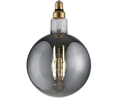 8W LED dekoratyvinė lemputė, pilka, E27, 1800K