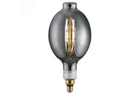 8W LED dekoratyvinė lemputė, pilka, E27, 4000K