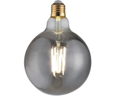 8W LED dekoratyvinė lemputė, pilka, E27, 1800K