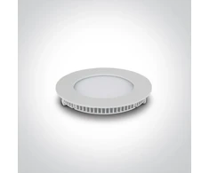 8W LED įleidžiama panelė, balta, 3000K, 10108FA/W/W