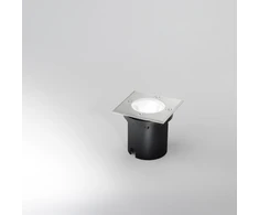 8W LED įleidžiamas į grindinį šviestuvas WALK, nikelio sp., 3000K, IP67