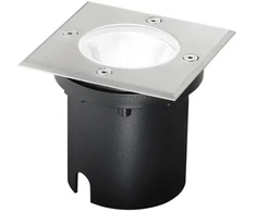 8W LED įleidžiamas į grindinį šviestuvas WALK, nikelio sp., 3000K, IP67