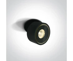 8W LED įleidžiamas pakreipiamas šviestuvas, juodas, 3000K, 11108LA/B/W