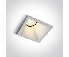 8W LED įleidžiamas šviestuvas, baltas, 3000K, 50108A/W/W