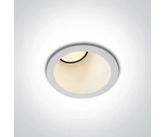 8W LED įleidžiamas šviestuvas, baltas, 3000K, 10108A/W/W