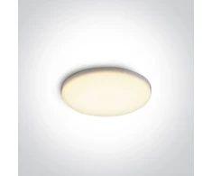 8W LED įleidžiamas šviestuvas, baltas, 3000K, 10108CF/W