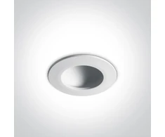 8W LED įleidžiamas šviestuvas, baltas, 3000K, 10108FD/W/W