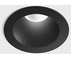 8W LED įleidžiamas šviestuvas NANO R, juodas, 3000K, 50°, IP44