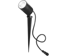 8W LED įsmeigiamas lauko šviestuvas TARGET, juodas, RGB, IP67