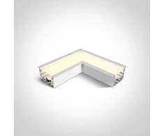 8W LED kampinė jungtis, balta, 3000K, 38152RC/W/W