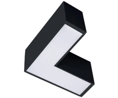 8W LED L formos jungtis, skirta linijiniam šviestuvui KOLINE K2 PROFESSIONAL, juoda, 3000/4000/6500K