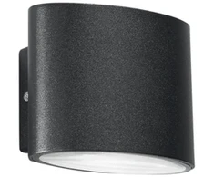 8W LED lauko sieninis šviestuvas BOXTER, juodas, CCT, IP44