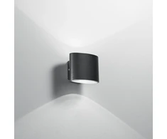 8W LED lauko sieninis šviestuvas BOXTER, juodas, CCT, IP44