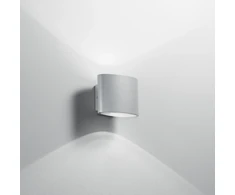 8W LED lauko sieninis šviestuvas BOXTER, sidabro sp., CCT, IP44