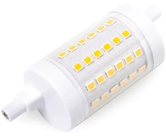 8W LED lemputė, J78, R7s, 3000K