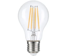 8W LED lemputė OPTONICA A60, E27, 2700K, dimeriuojama, skaidrus stiklas