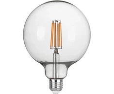 8W LED lemputė, skaidri, E27, 2700K