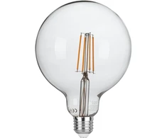 8W LED lemputė, skaidri, E27, 4000K, dimeriuojama