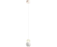 8W LED pakabinamas šviestuvas AOBA, baltas, 3000K, šviečia į viršų (120°) ir į apačią (36°), 01-2692