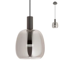 8W LED pakabinamas šviestuvas CANDELA, matinės juodos sp., 3000K, 01-1820