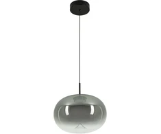 8W LED pakabinamas šviestuvas, juodos/pilkos sp., 3000K, 2607