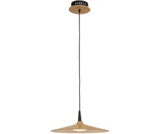 8W LED pakabinamas šviestuvas, juodos/rudos sp., 3000K, 19150