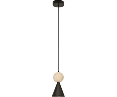 8W LED pakabinamas šviestuvas, juodos/smėlio sp., 2700/3000K, dimeriuojamas, 26111