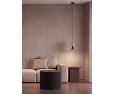 8W LED pakabinamas šviestuvas, juodos/smėlio sp., 2700/3000K, dimeriuojamas, 26111