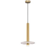 8W LED pakabinamas šviestuvas LEANDROS, aukso sp., 3000K, 4320101