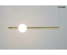 8W LED pakabinamas šviestuvas LIBRA 60 ON, aukso sp., 3000K