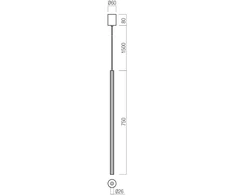 8W LED pakabinamas šviestuvas NIKOS, baltas, 2700K, 01-4192