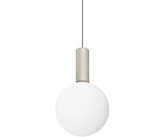 8W LED pakabinamas šviestuvas ODEON, pilkos/baltos sp., 3000K, 349206
