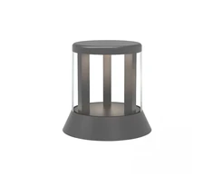 8W LED pastatomas lauko šviestuvas, grafito sp., 3000K, IP65, E337