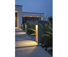 8W LED pastatomas lauko šviestuvas PERSEO, pilkas, 3000K, IP65, H2077001GR