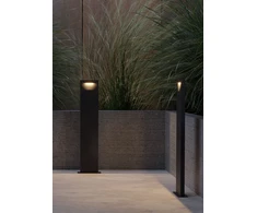 8W LED pastatomas lauko šviestuvas POLIFEMO, tamsiai pilkas, 3000K, IP65, 90428