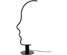 8W LED pastatomas šviestuvas FACE TABLE, juodas, 3000K