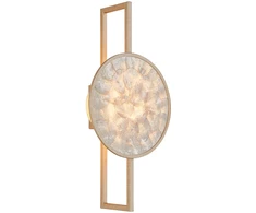8W LED sieninis šviestuvas ELYRA, baltos/matinės aukso sp., 3000K, 4339800