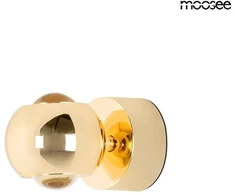 8W LED sieninis šviestuvas EOS, aukso sp., 3000K, dimeriuojamas