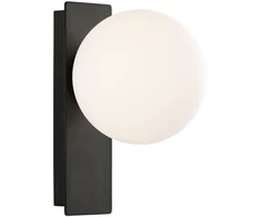 8W LED sieninis šviestuvas KIN, juodos/baltos sp., 2700K, dimeriuojamas, A8169191NDP