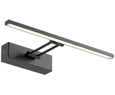 8W LED sieninis šviestuvas LINEAR, juodas, 3000K, 01-3461