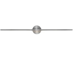 8W LED sieninis šviestuvas LINES, 60cm, nikelio sp., 3000K