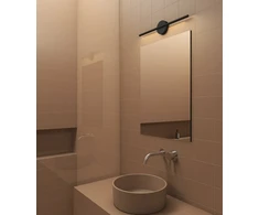 8W LED sieninis šviestuvas LINES, 60cm, nikelio sp., 3000K