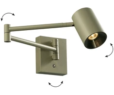 8W LED sieninis šviestuvas MELINA, alyvuogių sp., 3000K, dimeriuojamas, 4335301