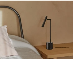 8W LED stalinis šviestuvas YCRO, matinės juodos sp., 2700K, dimeriuojamas