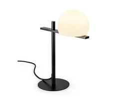 8W LED stalo šviestuvas CIRC, 2700K, juodas