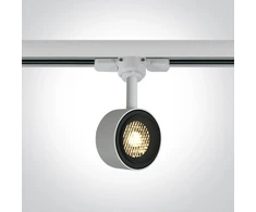 8W LED šviestuvas į bėgelius, baltas, 3000K, 65644T/W/W