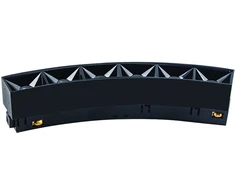 8W LED šviestuvas į lenktus magnetinius bėgelius ZAMBELIS, juodas, 3000K, DALI, 120cm diametro, 22104