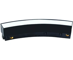 8W LED šviestuvas į lenktus magnetinius bėgelius ZAMBELIS, juodas, 3000K, 90cm diametro, DALI, 22100